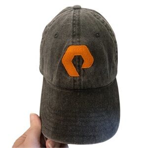 Brand New Pure Storage Gray with Orange Logo Ball Cap/Hat